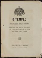 O Templo, 1856-1858