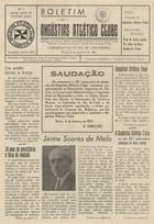 Boletim do Angstias Atltico Clube, 1961-1973