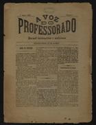 A Voz do Professorado, 1883-1884
