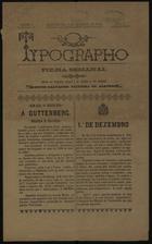 O Tipographo, 1894-1896