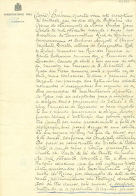 Cpia de contrato de atribuio de penso a Francisco de Lacerda enquanto pensionista da Escola de Bellas Artes, 1895.